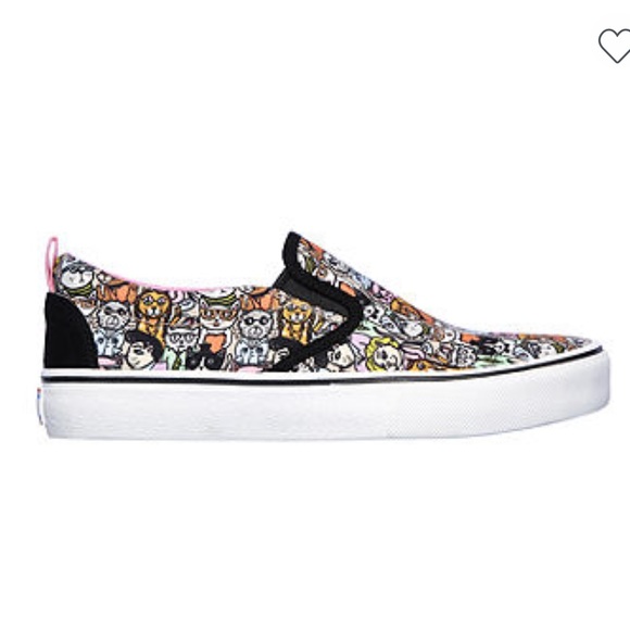 Skechers BOBS “Marley Jr Cat Pack” Slip-On Shoe - Black Multi - Picture 6 of 14